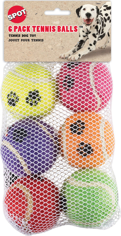 Spot Paw Print Tennis Balls Value Pack