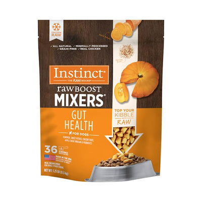 Instinct Frozen Raw Boost Mixers Grain Free Gut Health Grain Free All Natural Dog Food Topper, 1.25 lbs.