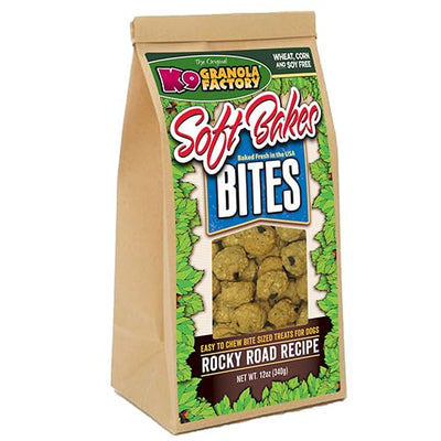 K9 Granola Factory Soft Bakes Bites Dog Treats, Rocky Road 12oz