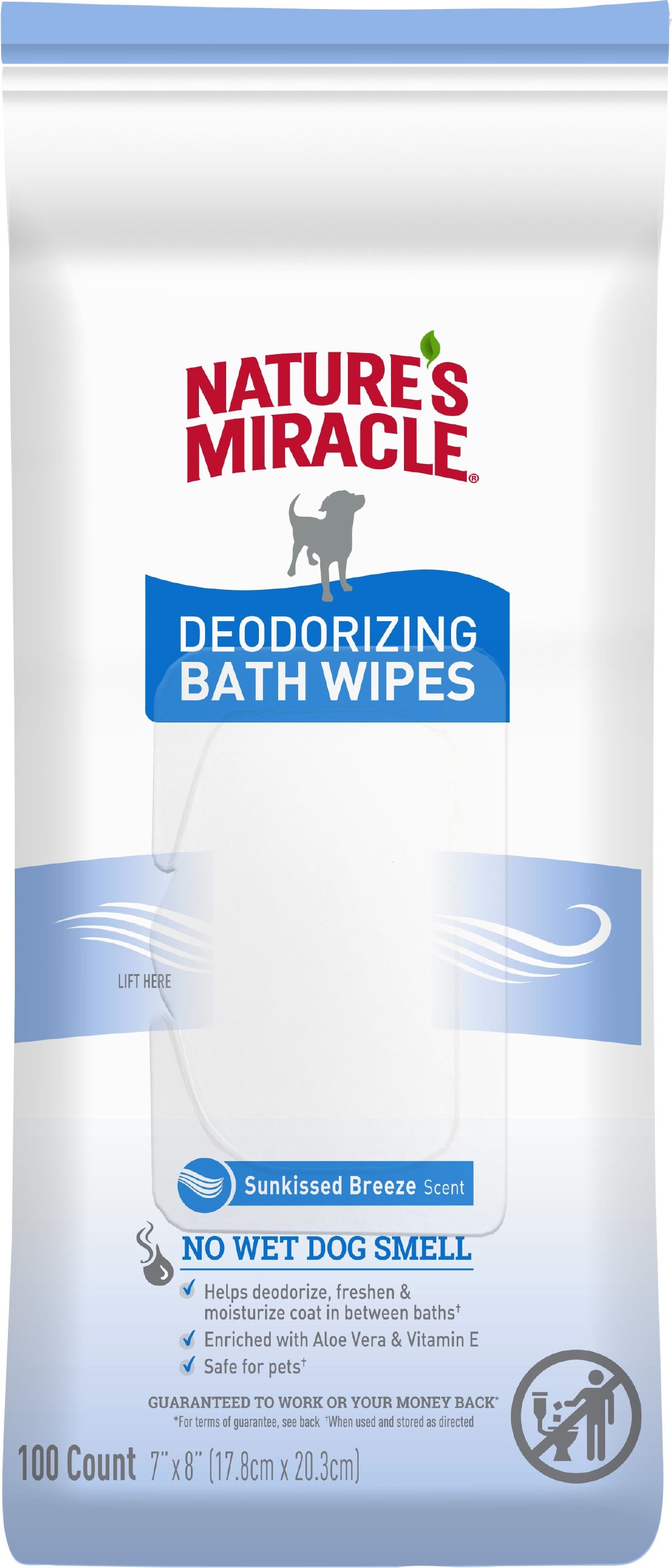 Nature'S Miracle Deodorizing Bath Wipes