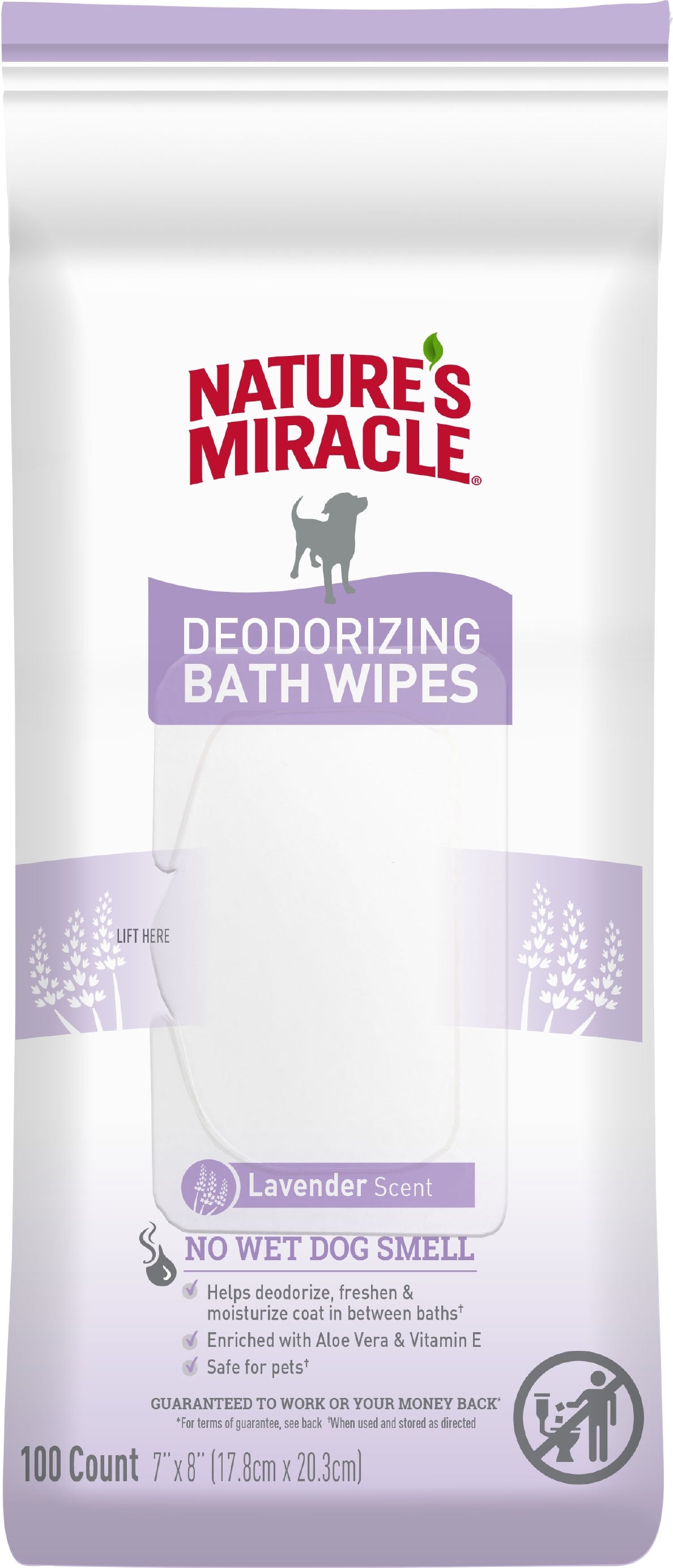 Nature'S Miracle Deodorizing Bath Wipes