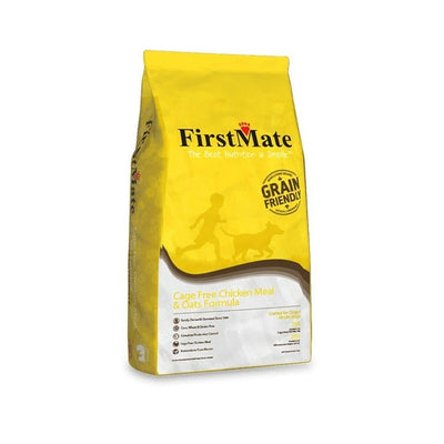 FirstMate Cage Fee Chicken Meal and Oats Formula, 5 Pound Grain Friendly Diet for Dogs