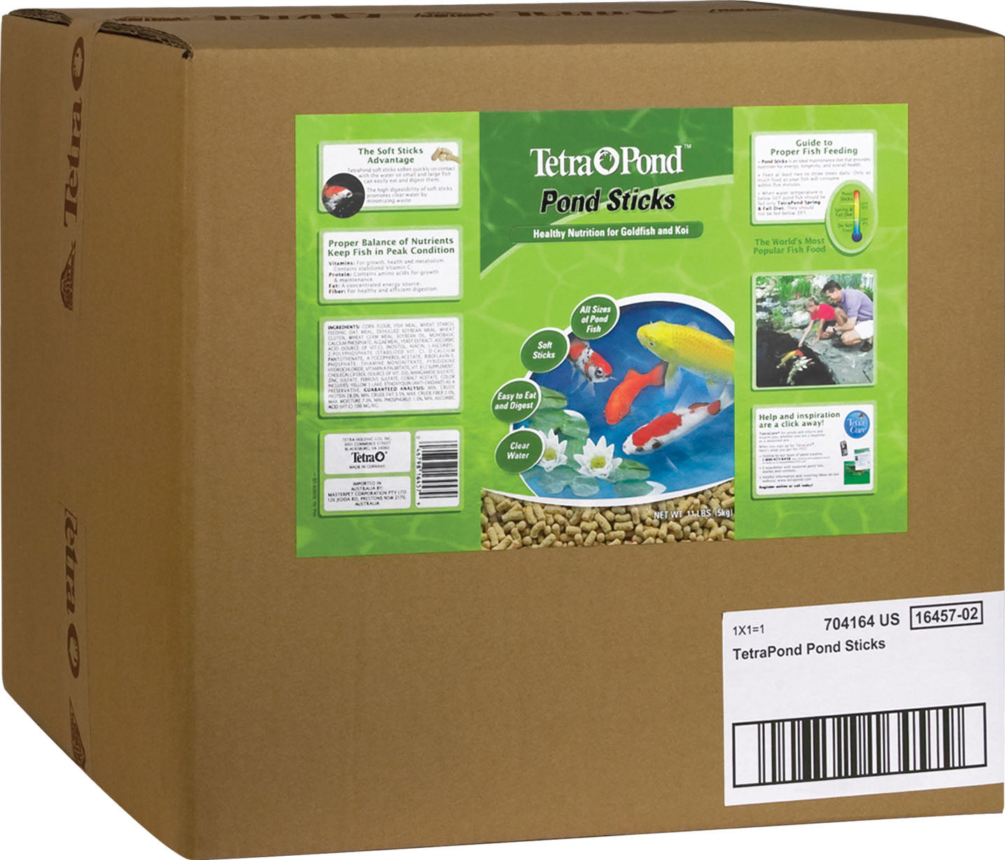 Tetra Pond Floating Pond Sticks Fish Food
