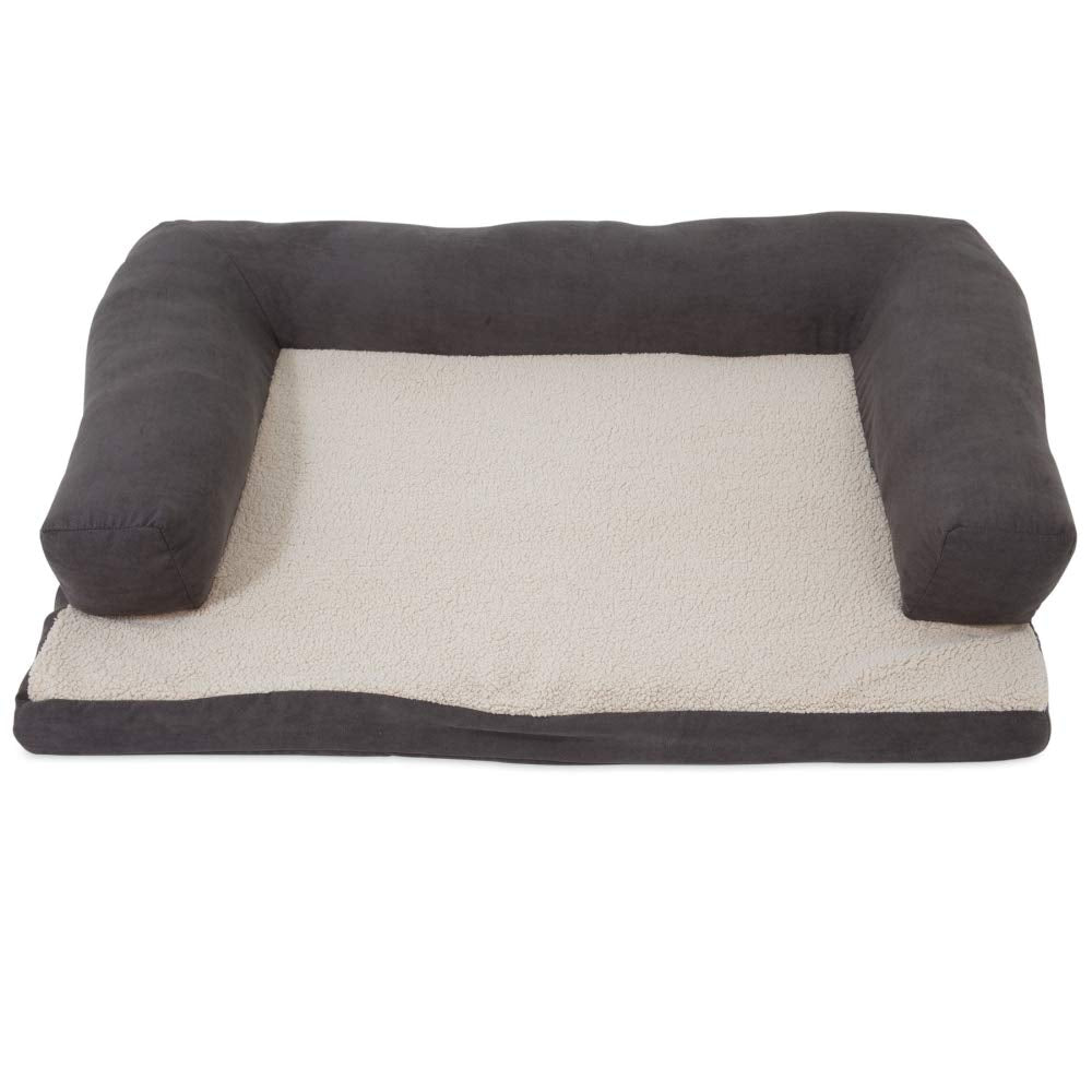 Petmate Bolster Orthopedic Pet Bed, One Size, 40 x 30 Inches, Made in USA