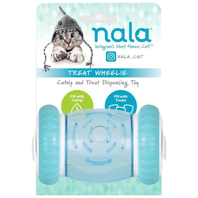 Nala Treat Wheelie Drum Catnip & Treat Dispensing Cat Toy