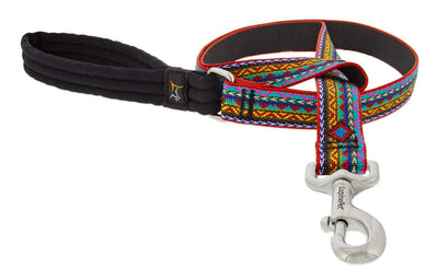 Lupine Dog Leash 1" Wide El Paso Design 6-Foot Long with Padded Handle