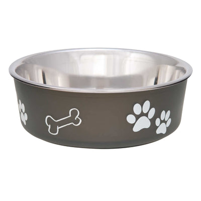 Loving Pets Bella Dog Bowl Size: Small (2" H x 5.5" W x 5.5" D), Color: Espresso