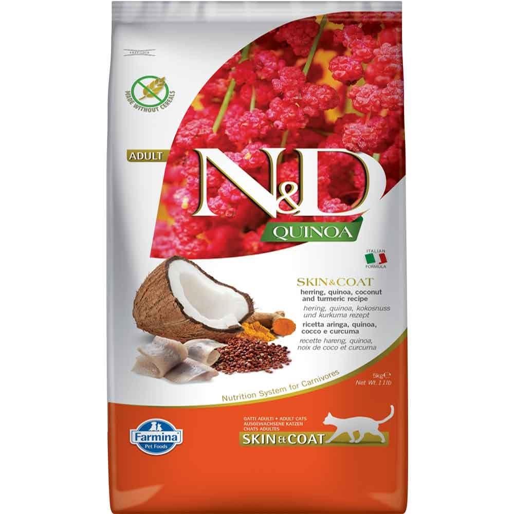 LQNQ Quinoa Hareng & Noix De Coco Chat Adulte - 5,00 Kg