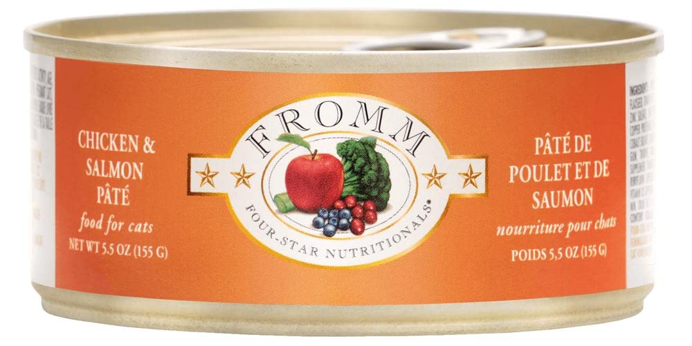 Fromm , Cat 4 Star Chicken/Salmon Pate Can, 5.5 Ounce