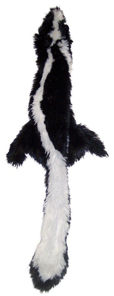 SPOT Mini Skinneeez | Stuffless Dog Toy with Squeaker For All Dogs | Tug-Of-War Toy For Small and Large Breeds | 14" | Skunk Design | By Ethical Pet