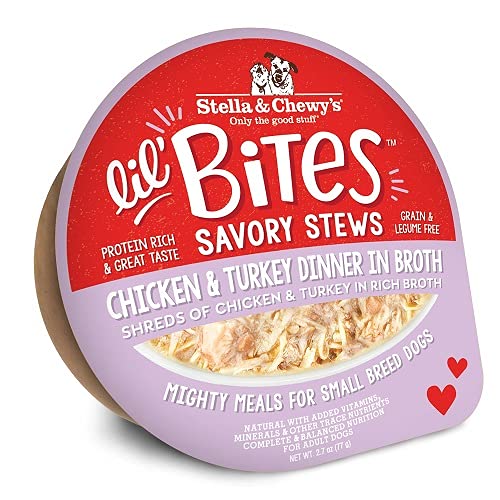 Stella & Chewy, Dog Lil' Bites Stew Chicken & Turkey Cup, 2.7 Ounce