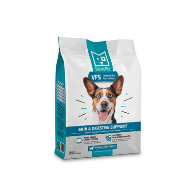 SquarePet Veterinarian Formulated Solutions Hydrolyzed Protein Skin and Digestive Support Dry Dog Food, Help with Hot Spots, Itchiness Pork Flavor 4.4lbs