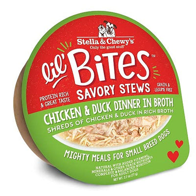 Stella & Chewy'S, Dog Lil' Bites Stew Chicken & Duck Cup, 2.7 Ounce