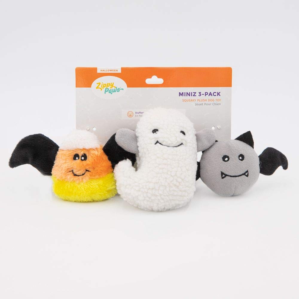 ZippyPaws Halloween Miniz - Flying Frights 3-Pack