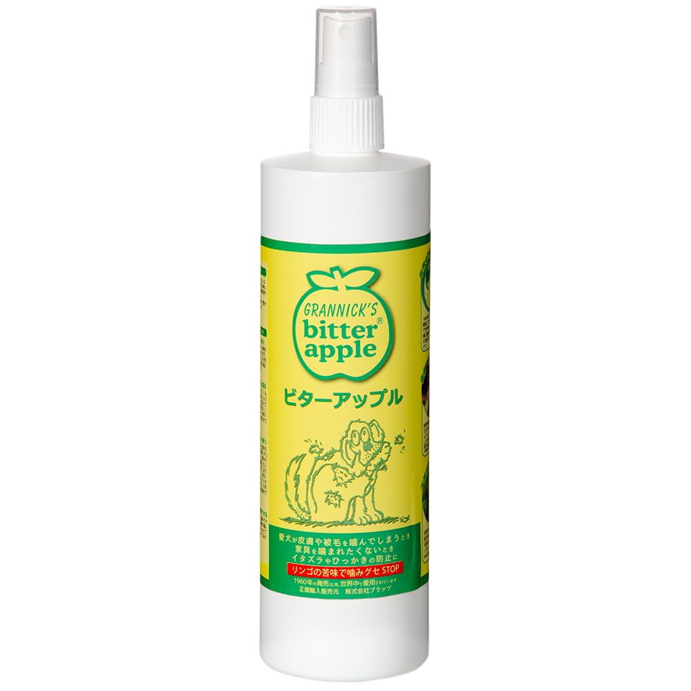 Grannick's Bitter Apple Taste Deterrent Spray Bottle for Dogs, 16 Ounces, Single