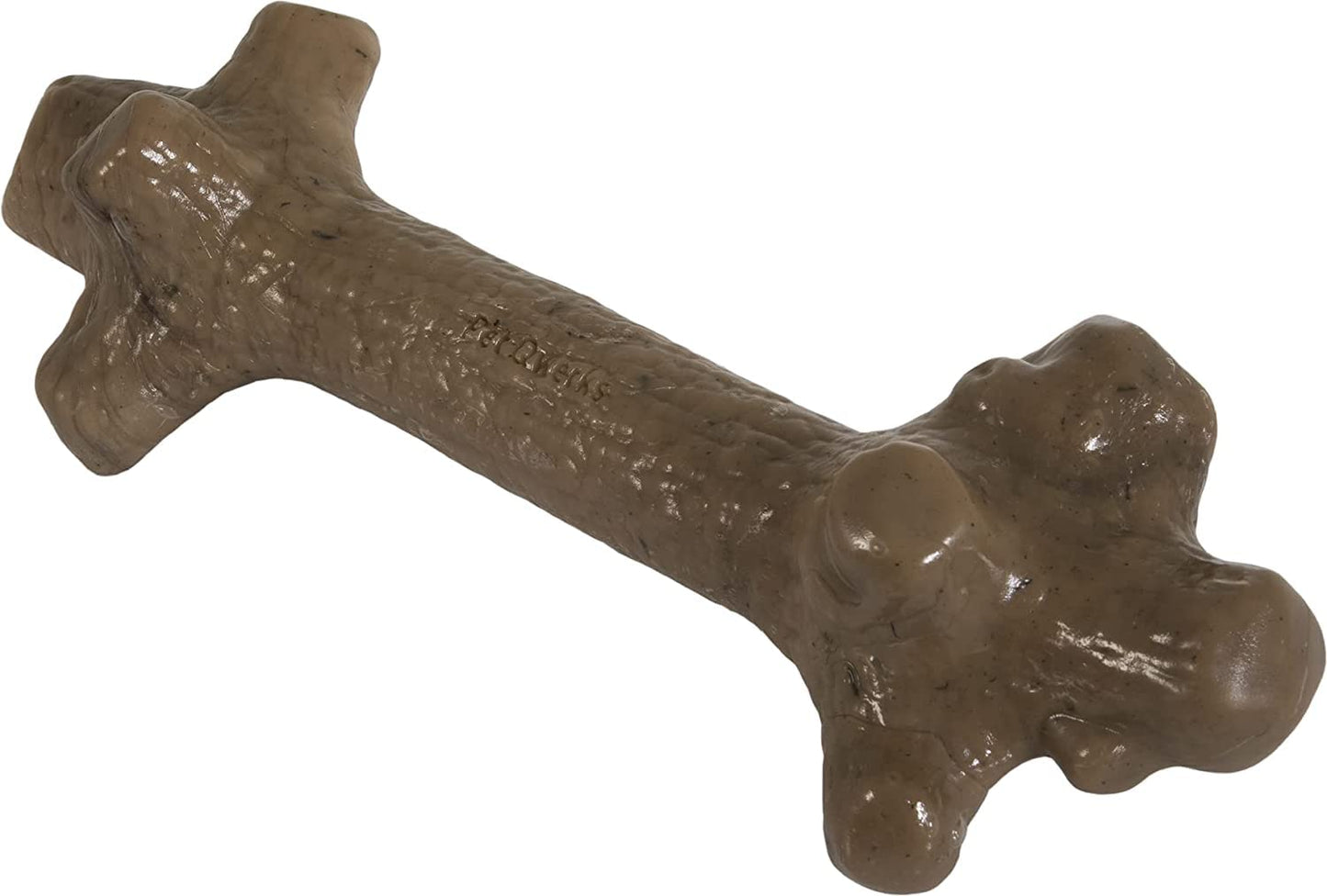 Pet Qwerks Nylon Stick BarkBone - Durable Dog Toys for Aggressive Chewers - Peanut Butter Flavor - 9"