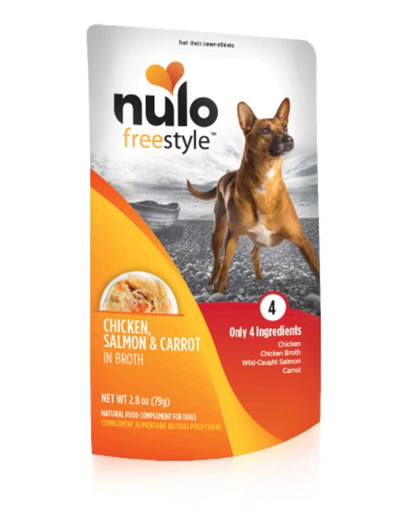 Nulo, Dog Chicken Salmon & Carrot Pouch, 2.8 Ounce