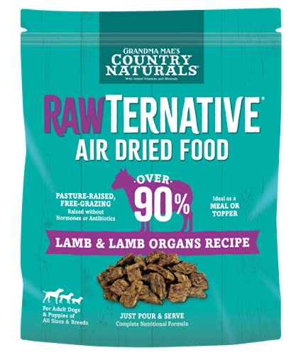 Grandma Mae's Country Naturals RawTernative Air Dried Dog Food. (5OZ Lamb & Venison)