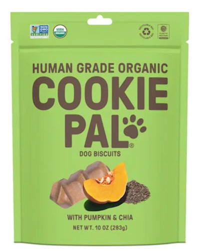 CookiePal Organic Pumpkin Chia Dog Treats, 10 OZ