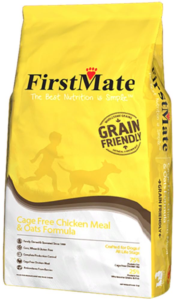 FirstMate™ Grain Friendly Cage Free Chicken Meal & Oats Formula Dog Food 25 Lbs