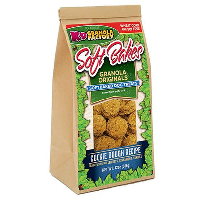 K9 Granola Factory Soft Bakes Dog Treats, Cookie Dough 12oz