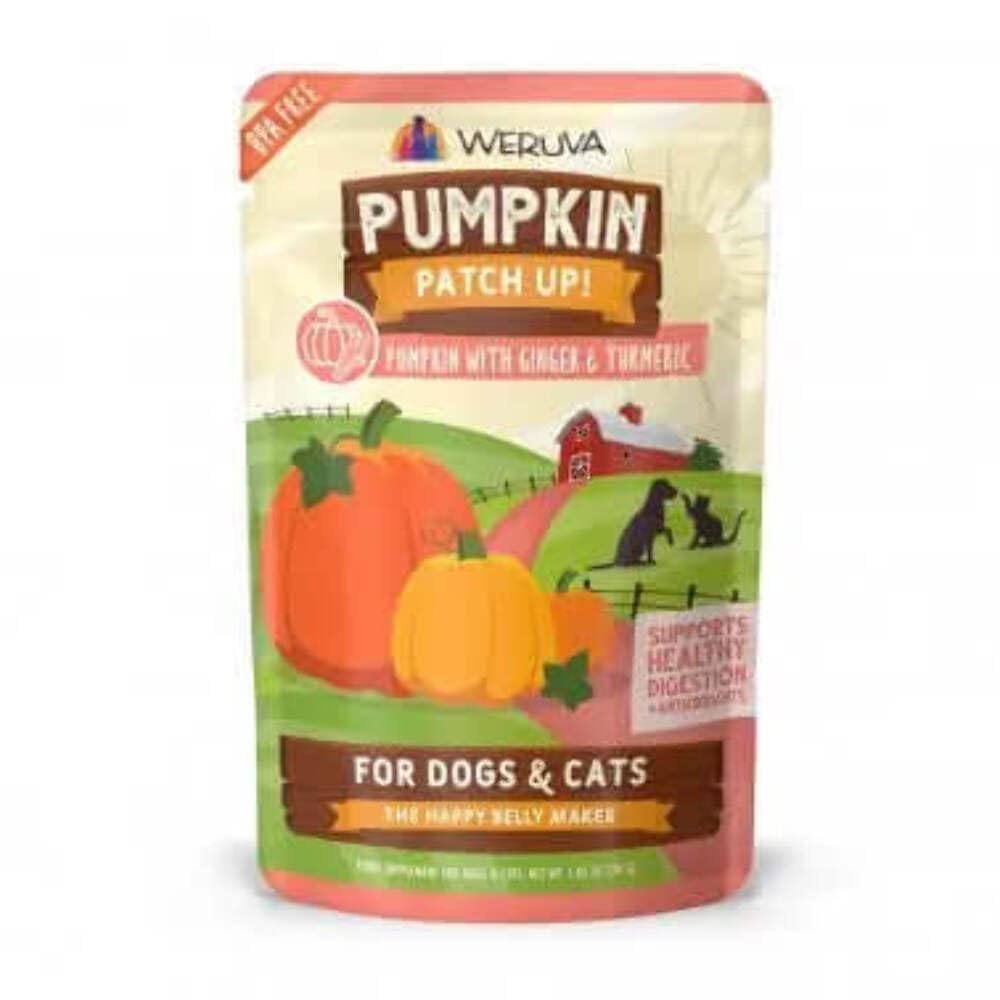 Weruva Pumpkin Patch Up! Pumpkin with Ginger & Turmeric Supplement for Dogs & Cats