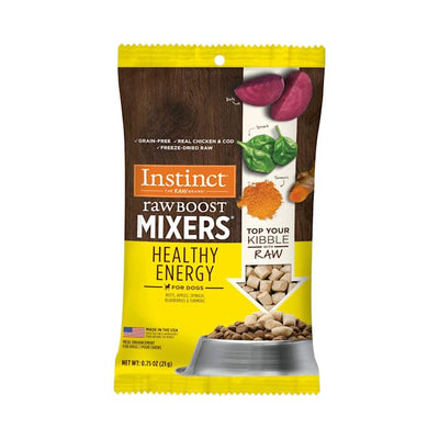 Instinct Freeze Dried Raw Boost Mixers Grain Free Healthy Energy Recipe All Natural Dog Food Topper, 0.75 oz.