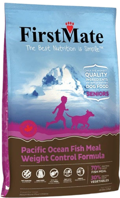 FirstMate Grain Free Limited Ingredient Diet Pacific Ocean Fish Meal Weight Control Formula Dog Food