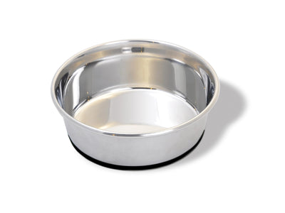 Van Ness Pets Stainless Steel Cat Bowl, 8 OZ Food And Water Dish, Single, Natural