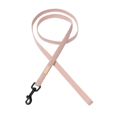 FuzzYard Life Dog Lead | Size S | Stylish Premium Cotton Design in Soft Blush Perfect for Everyday Walking and Training