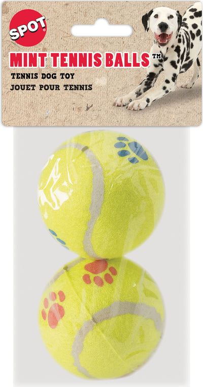 Spot Paw Print Tennis Balls