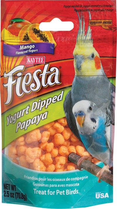 Fiesta Yogurt Dipped Papaya For Birds