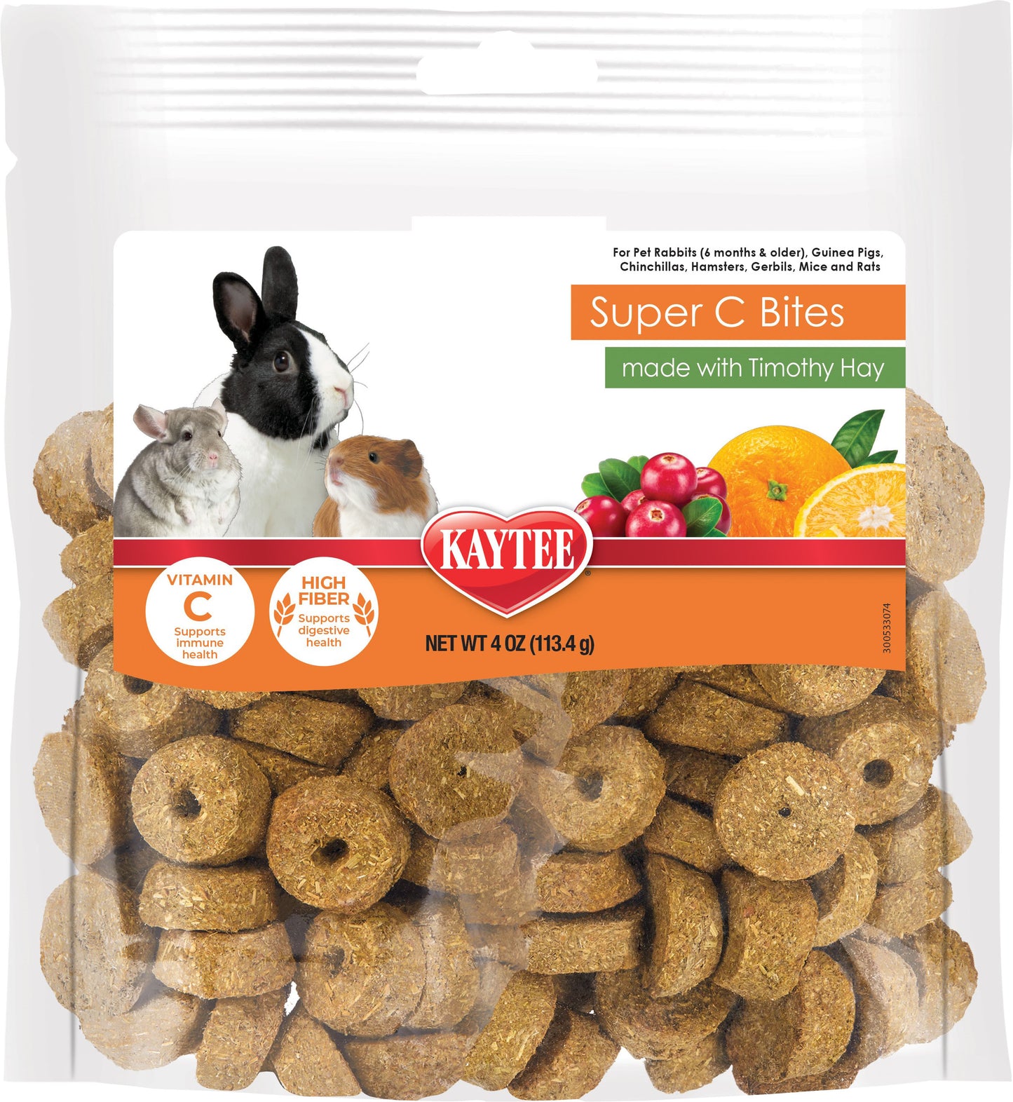 Kaytee Timothy Baked Biscuits With Vitamin C
