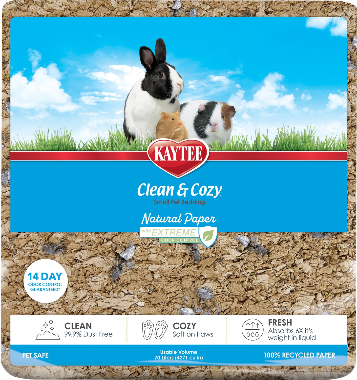 Clean & Cozy Extreme Odor Small Pet Bedding