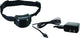 Black PetSafe Stay & Play Wireless Fence Receiver Collar with charging adapter and cable, close-up view