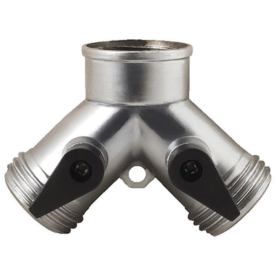 Metal 2-Way Hose Connector