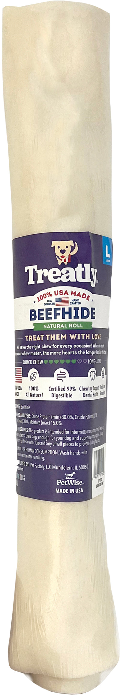 Treatly 100% Usa Beefhide Rolls Banded