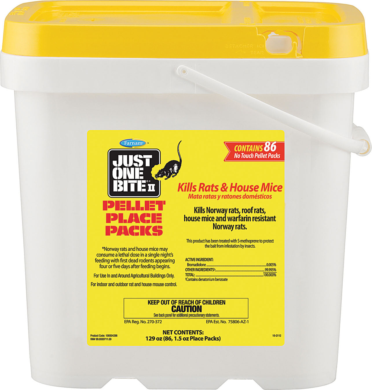 Just One Bite Ii Pellets Place Packs Pail