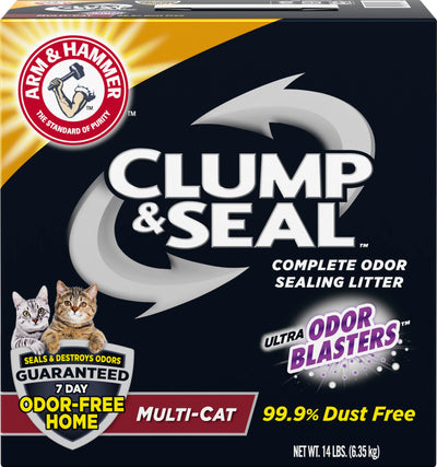 ARM & HAMMER CLUMP & SEAL MULTI-CAT LITTER (Pack of 3)