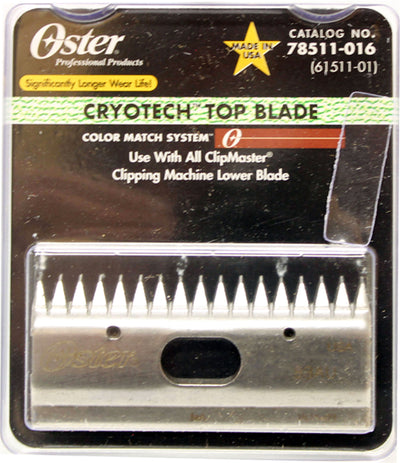 Packaged Oster Cryotech Top Blade with silver blade and 'Color Match System' label