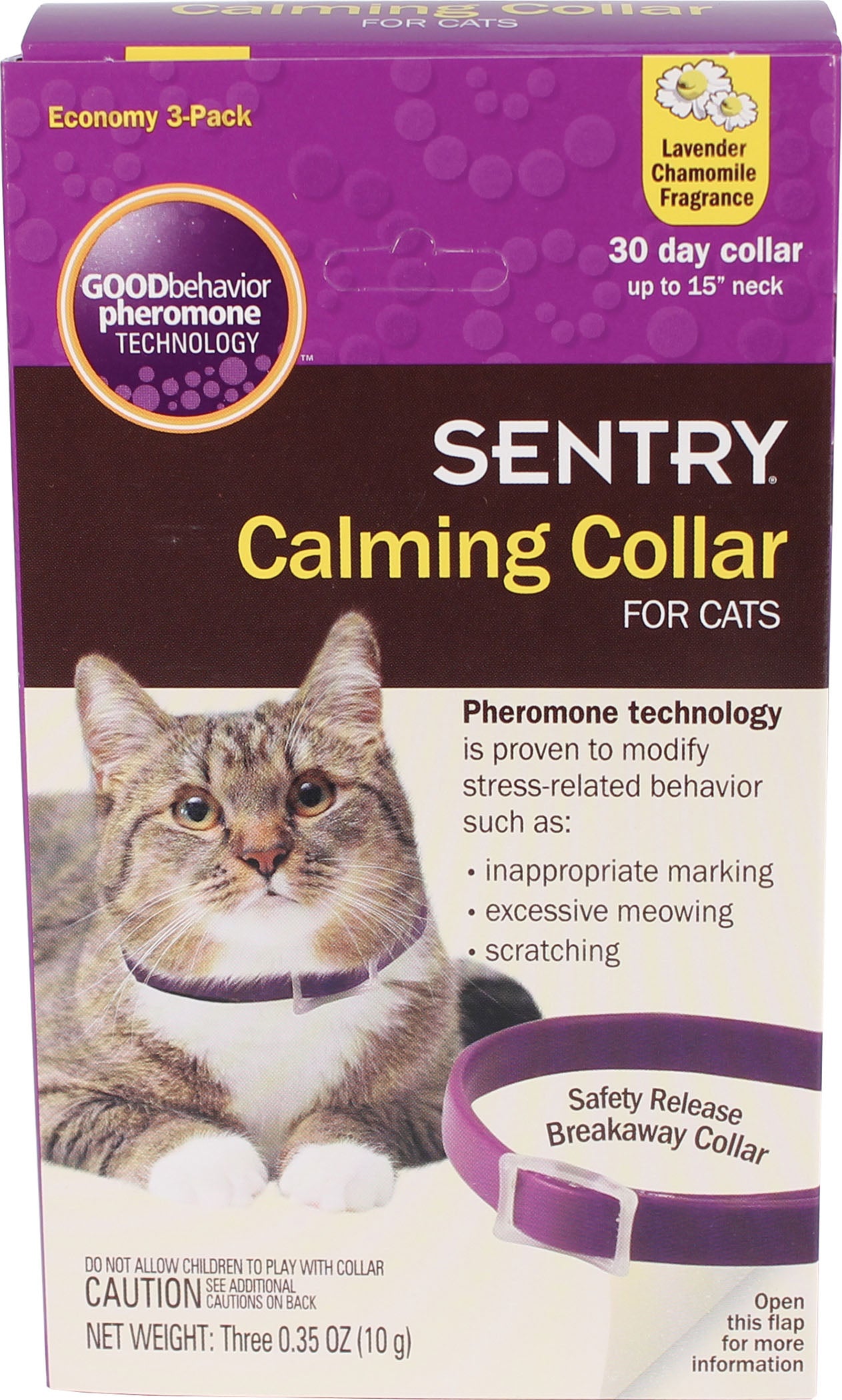 Sentry 30 Day Calming Collar For Cats