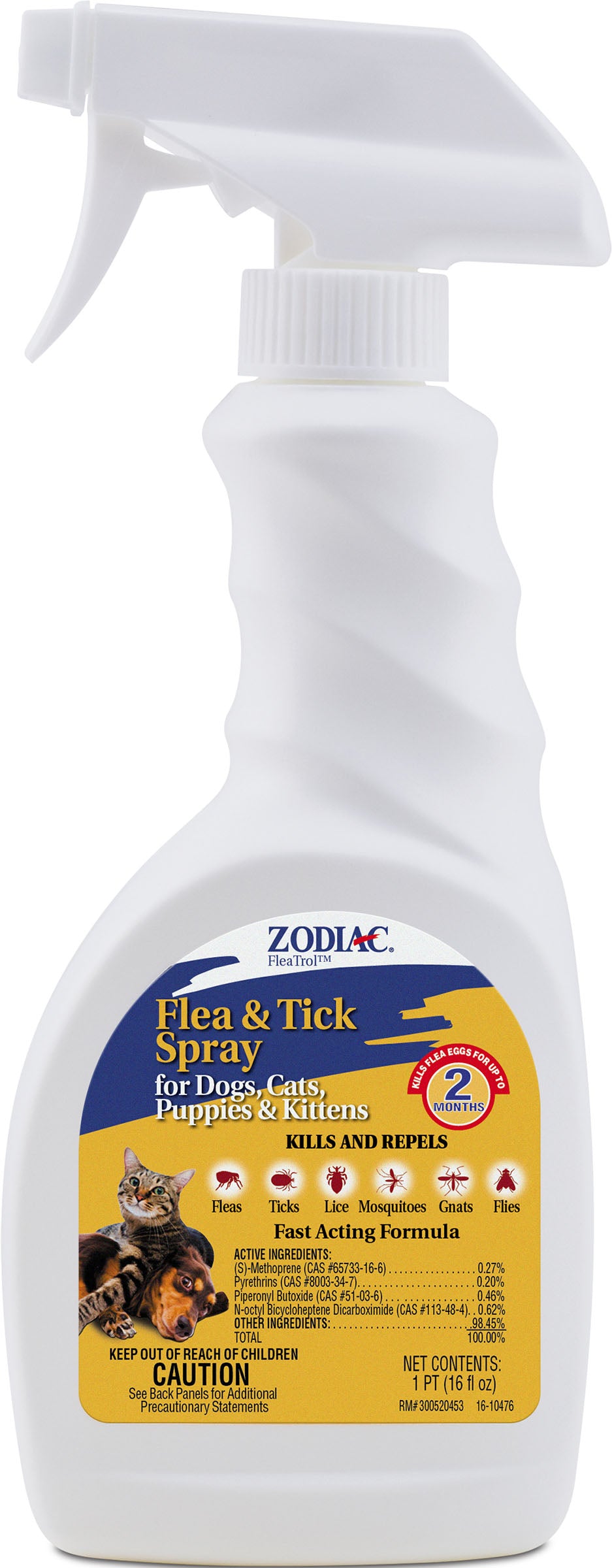 Zodiac Flea & Tick Spray For Dogs & Cats