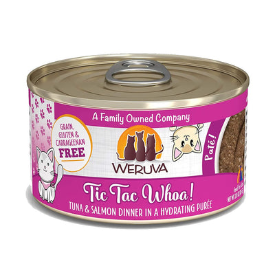 Weruva Tic Tac Whoa! with Tuna and Salmon Canned Cat Food, 5.5 oz