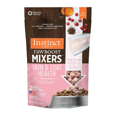 Instinct Raw Boost Mixers Freeze Dried Dog Food Topper Grain Free with Functional Ingredients 5.5 Ounce (Pack of 1)