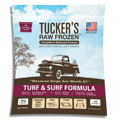 Tucker's Raw Frozen Turf & Surf Recipe Dog Food, 48 Ounce