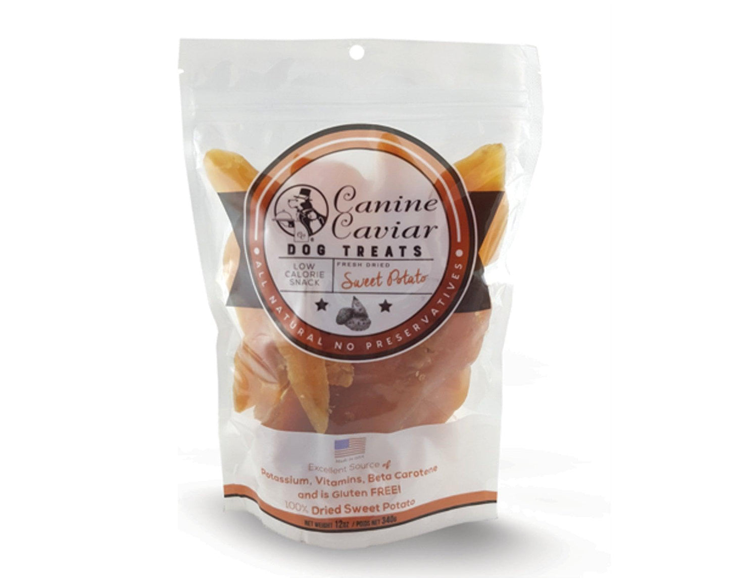 Canine Caviar Dried Sweet Potato Dog Treats