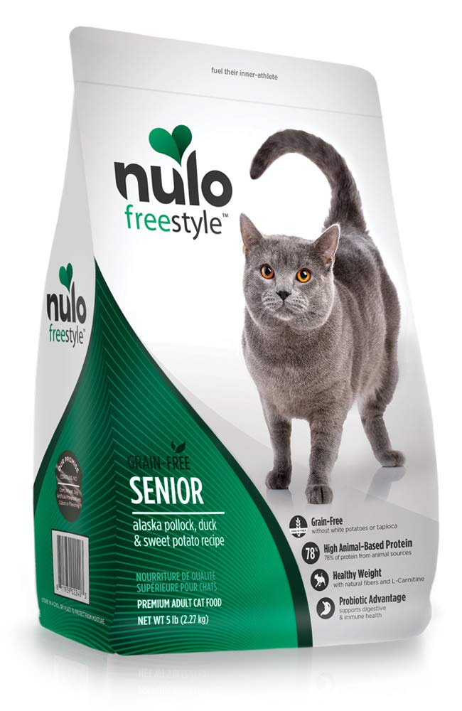 Nulo Freestyle Senior Dry Cat Food, Premium Natural Grain-Free Cat Kibble with Antioxidants for Immune Support and High Animal-Based Protein