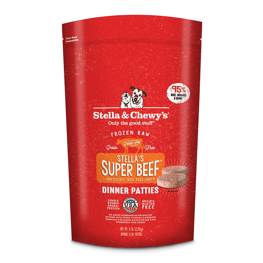 Stella & Chewy'S Frozen Stella'S Super Beef Dinner For Dog, 6-Pound