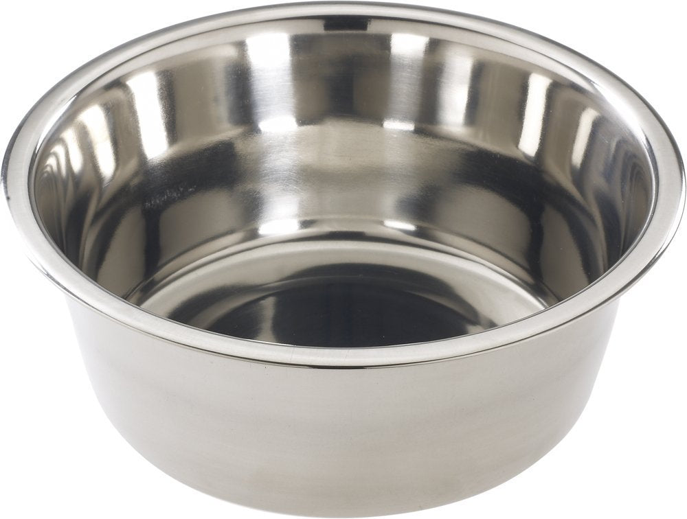 SPOT Mirror Finish Bowl | Stainless Steel | Pet Dish | Pet Dish For Dogs | Pet Dish For Cats | 5 Quart | By Ethical Pet (6065)