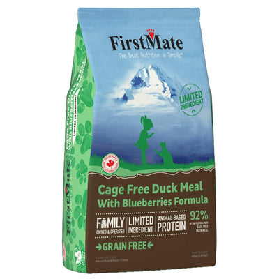 FirstMate Cage Free Duck Meal & Blueberries Formula for Cats (4 lb.)